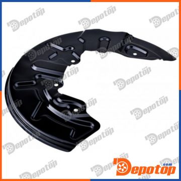 Déflecteur, disque de frein avant droite pour AUDI | HTO-AU-011, 6508030028376K